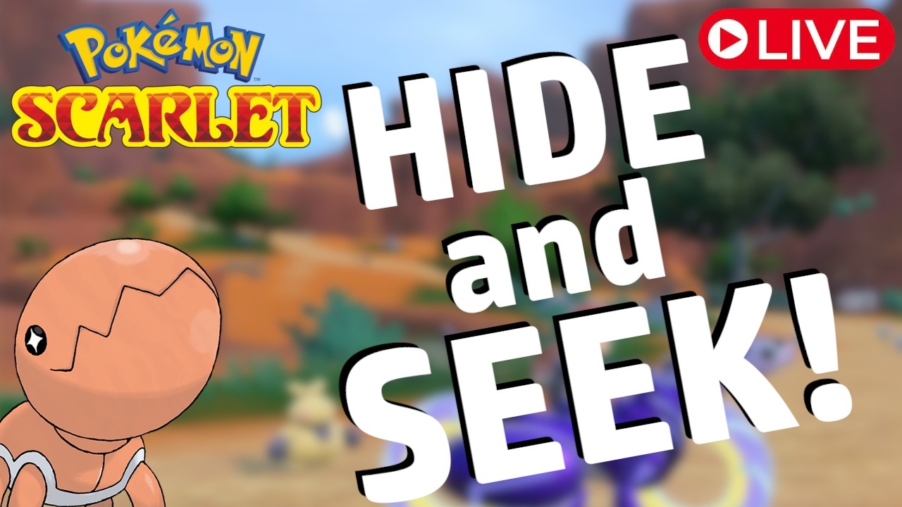 [LIVE] Playing HIDE and SEEK in Pokemon Scarlet/Violet  #pokemon #shinyhunting #shinypokemon