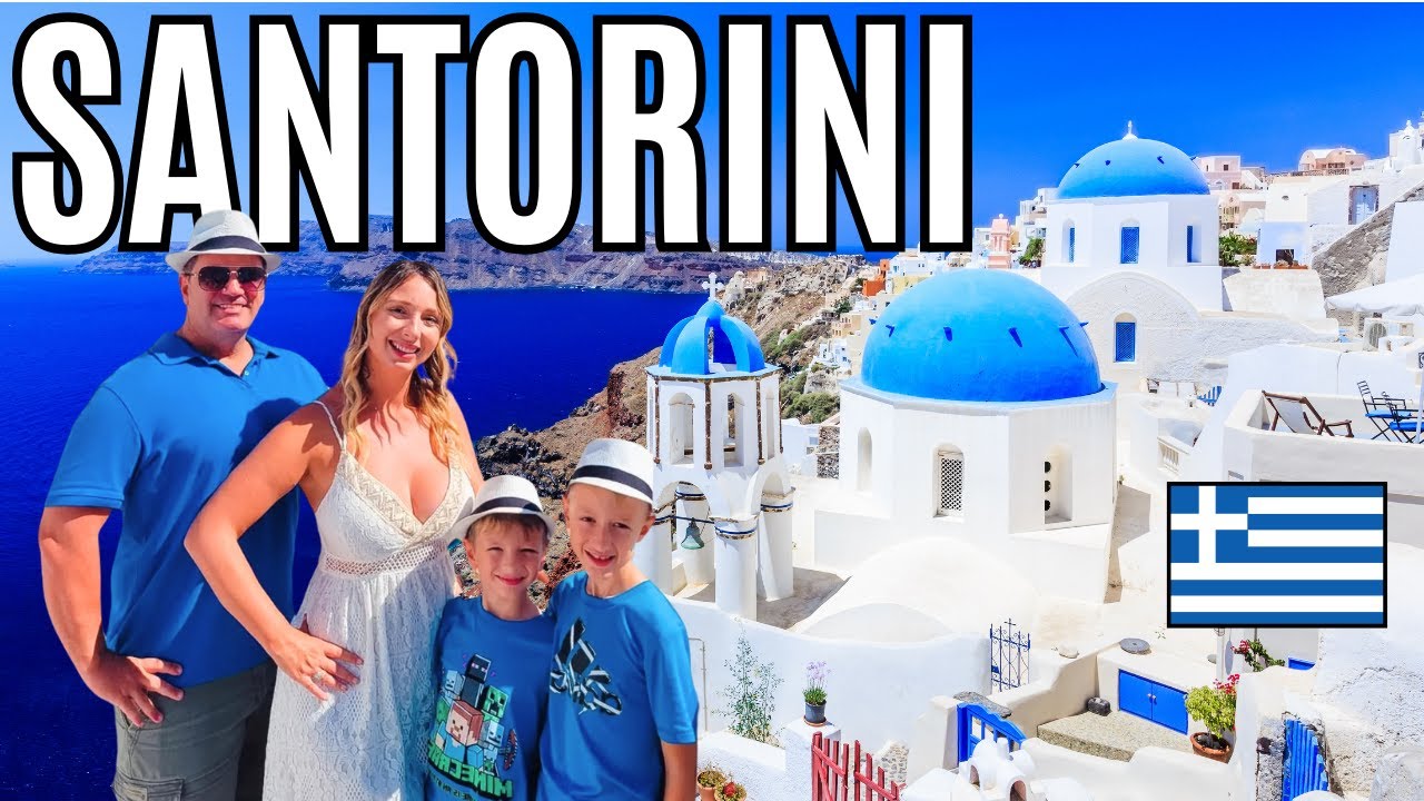 SANTORINI: Most Beautiful GREEK Island! Exploring the CROWDED Village of Oia - VLOG 2023