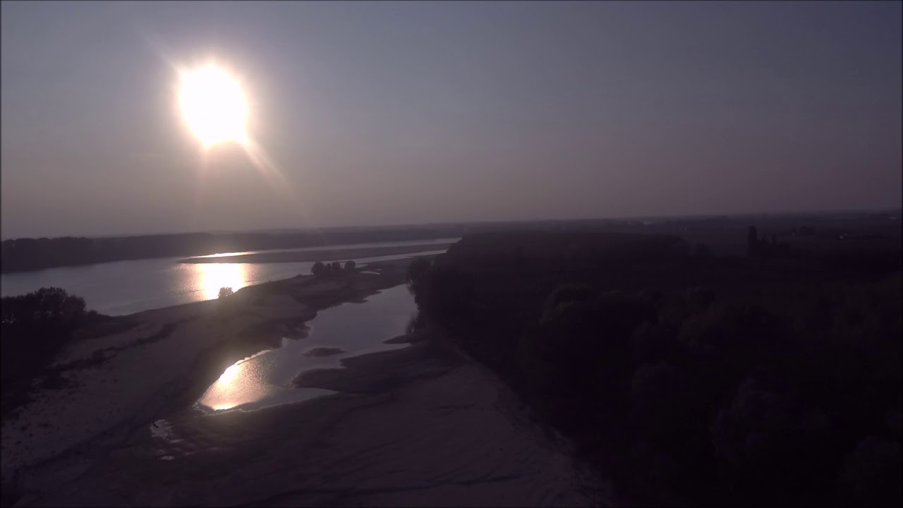 DRONE XIAOMI 4K VOLO SUL FIUME PO' BERGNATINO