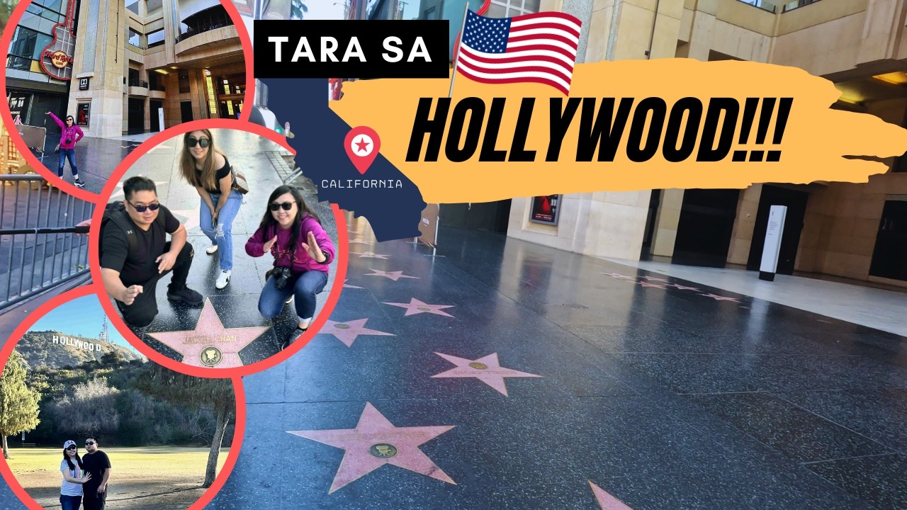 Tara sa Hollywood Walk of Fame at Hollywood Sign | Los Angeles, California | JAG AND TALA