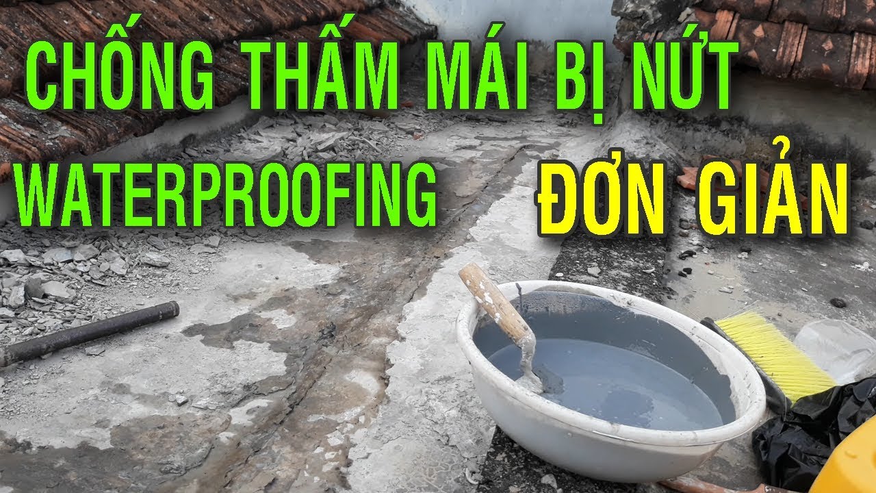 Как сделать водостойкую треснувшую крышу просто местными материалами
