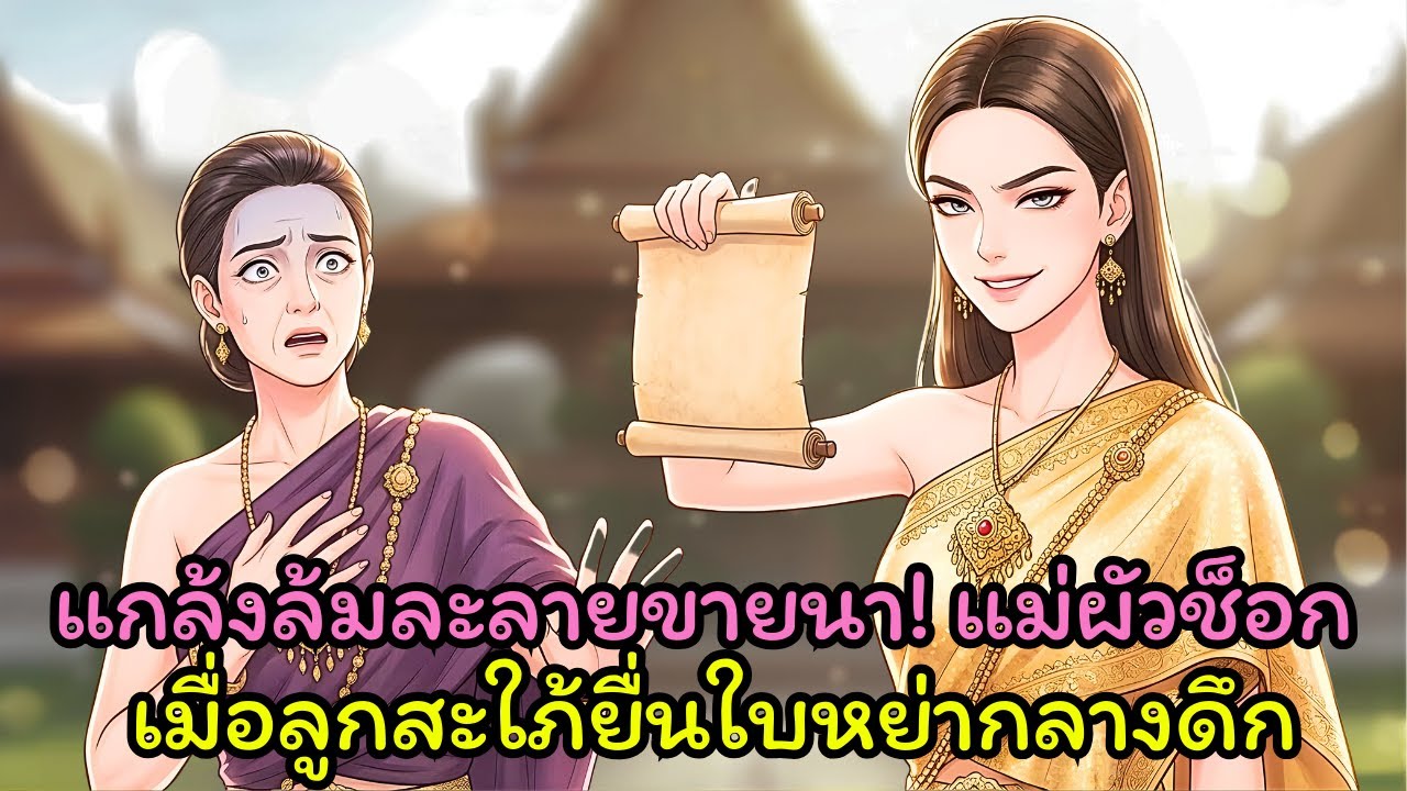 แกล้งล้มละลายต้องขายที่ดินจนหมด แม่สามีช็อกเมื่อลูกสะใภ้ยื่นใบหย่าให้ทันทีในคืนนั้น!
