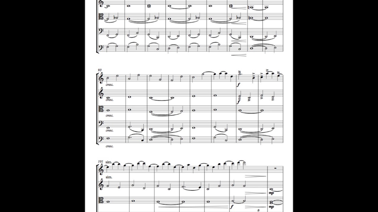 Unfinished Sympathy - Strings only - EWHS Diamond