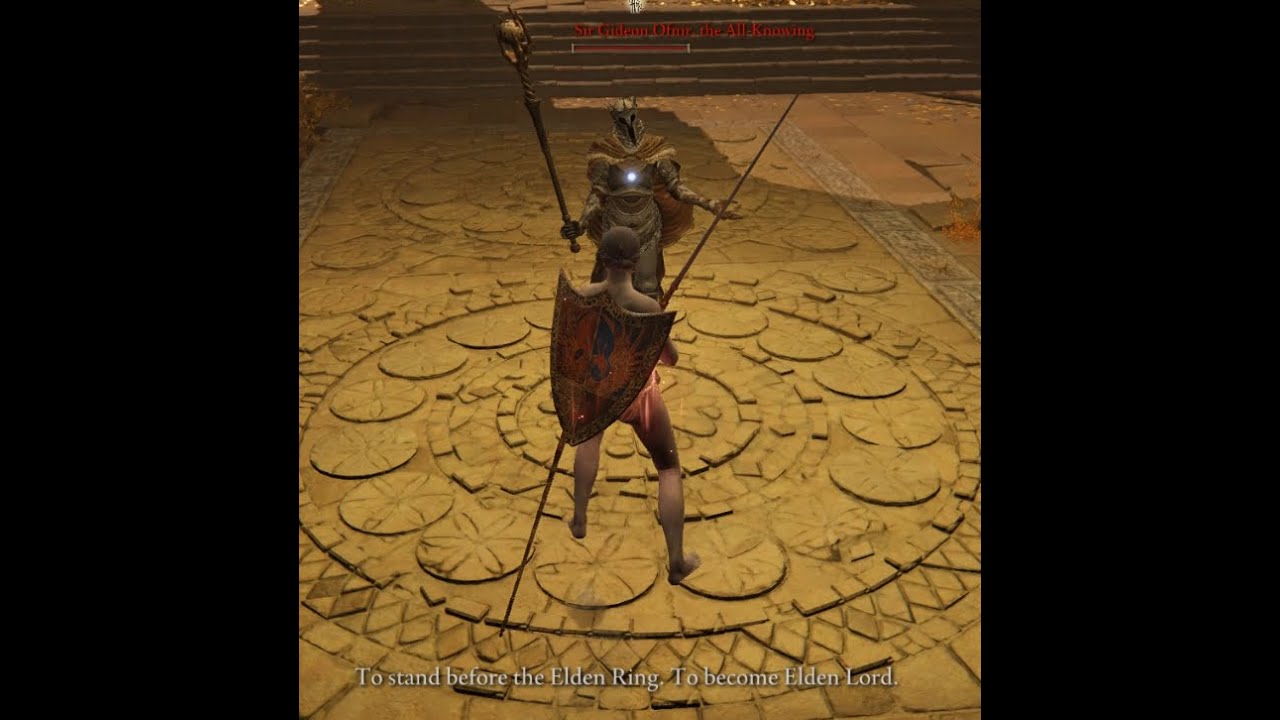 Gideon No Hit RL1 (+0 Cleanrot Knight Sword) No Hit/Aux/AoW/Buffs