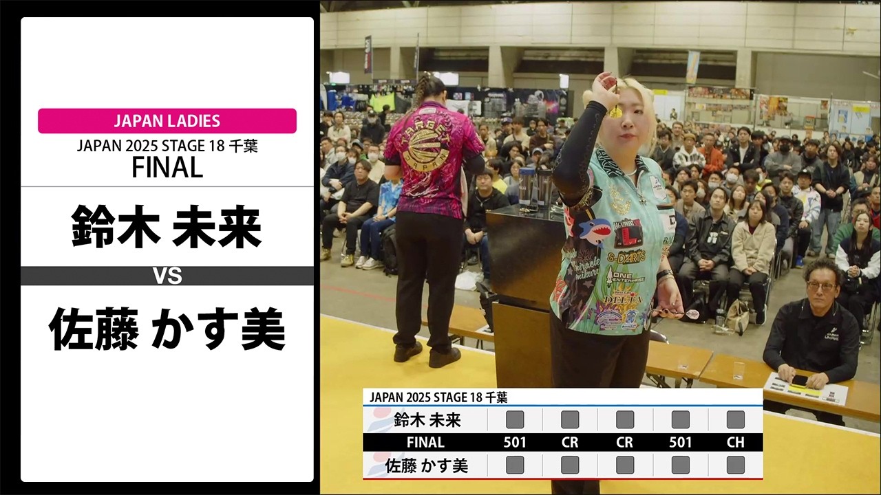 【鈴木 未来 VS 佐藤 かす美】JAPAN 2025 STAGE18 千葉 LADIES FINAL