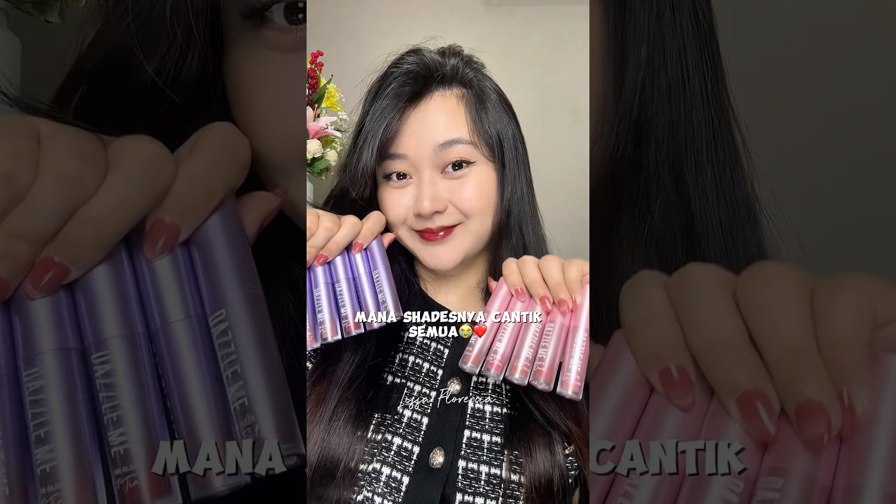 Swatch Dazzle Me Ink Matte and Ink Gloos Lip Tint✨ #dazzleme #liptint #lipcream
