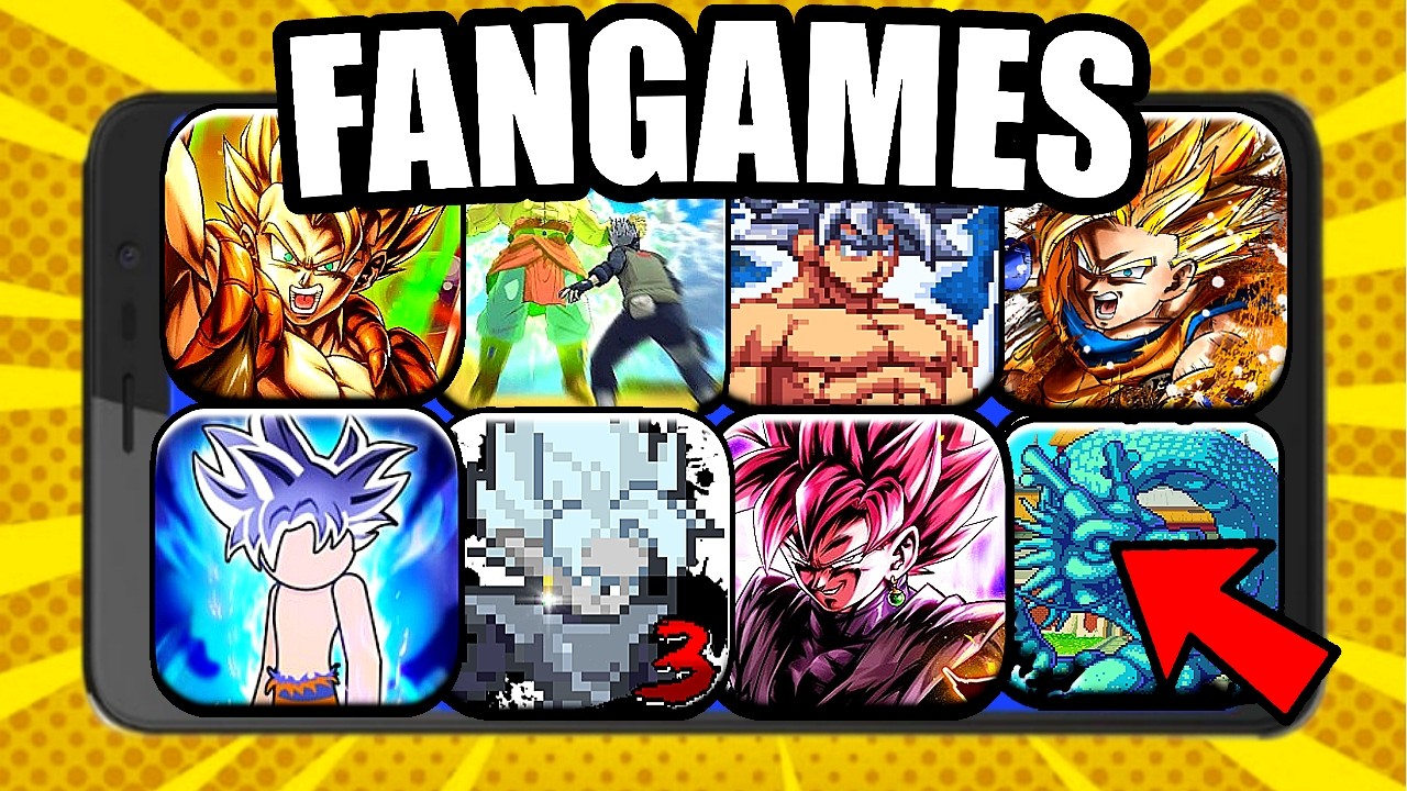 ¡TOP 10 MEJORES JUEGOS DRAGON BALL FANGAME en ANDROID!