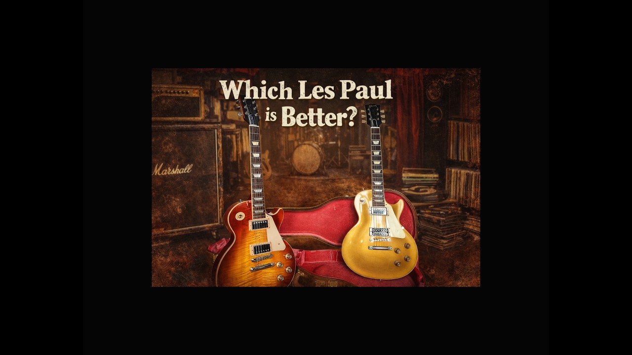 Gibson Custom Shop Les Paul Goldtop R7 vs. Gibson Les Paul Standard 60's... Just tone, no talking!