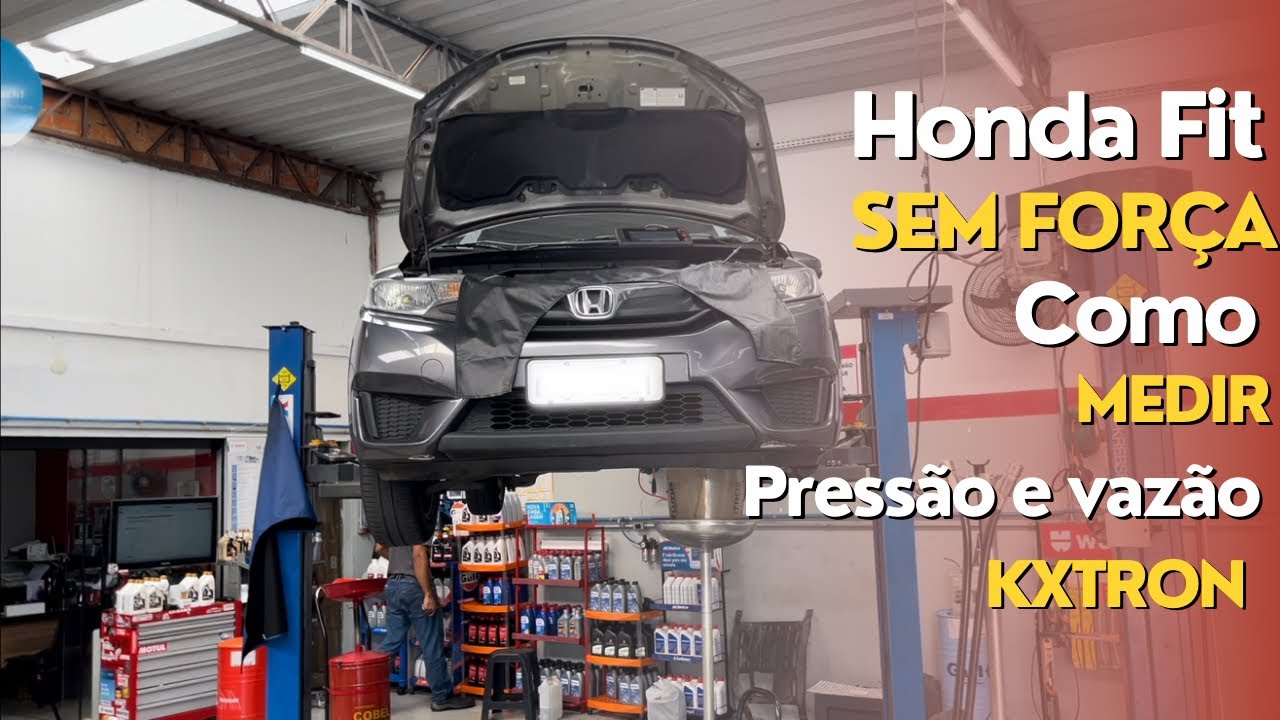Honda Fit sem força | Como medir pressão e vazão com a KXTRON