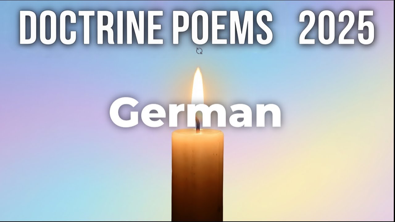 Relaxing Christian Poetry Compilation | 2025 Devotional Doctrine Poems (German)