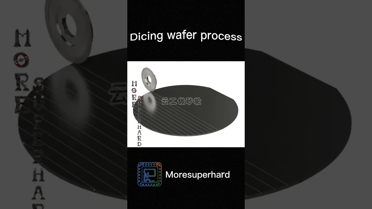 Dicing wafer process#wafer #dicingblade  #semiconductor #scribing #moresuperhard