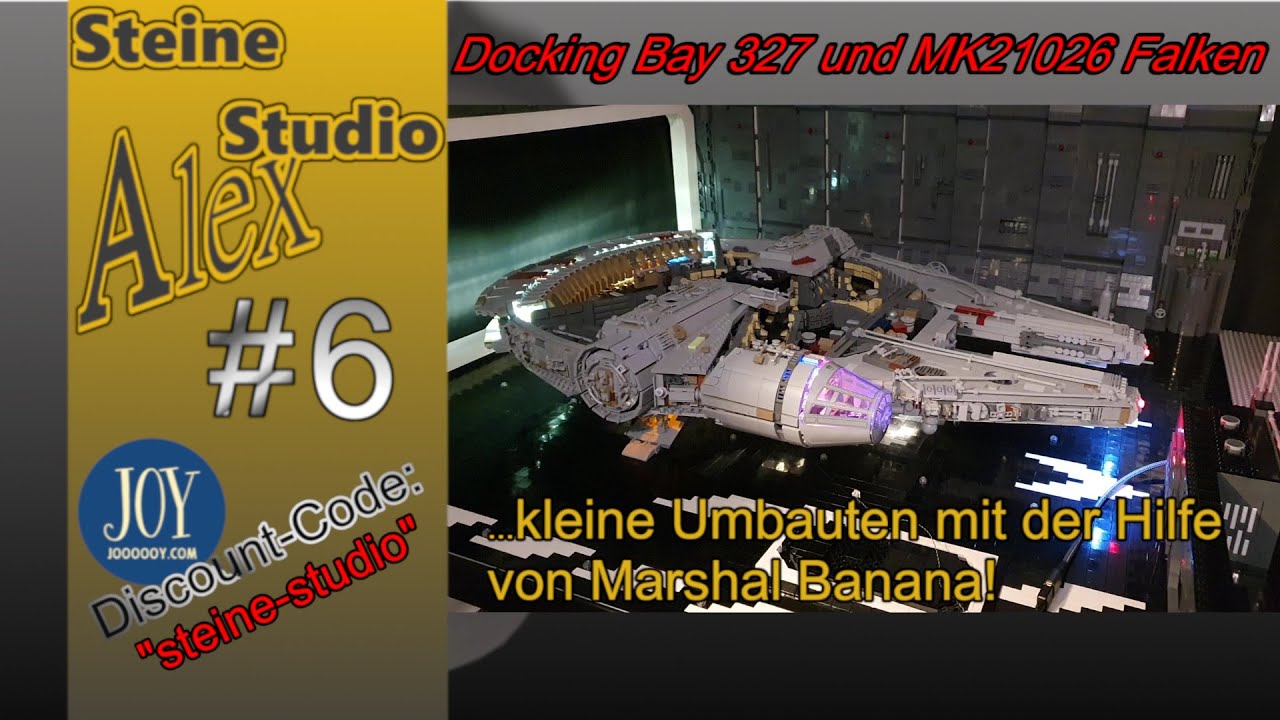 Es geht weiter und ...kleine Umbauten mit der Bauanleitung von Marshal Banana! Docking Bay 327#6