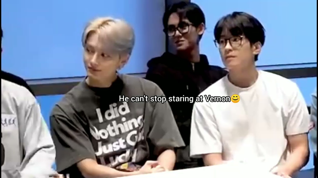 jun and vernon staring at each other!😊❤️ (still with you) #junsol
