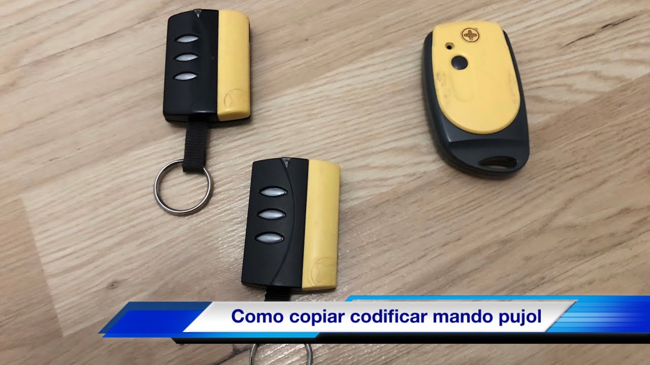 Como Copiar Codificar Mando Garaje Pujol