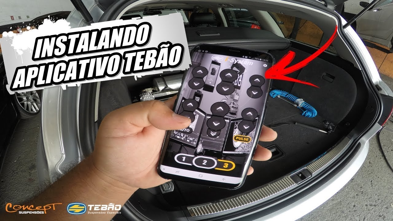 INSTALANDO O NOVO APLICATIVO DA TEBÃO ( Bluetooth ) - CONCEPT SUSPENSÕES