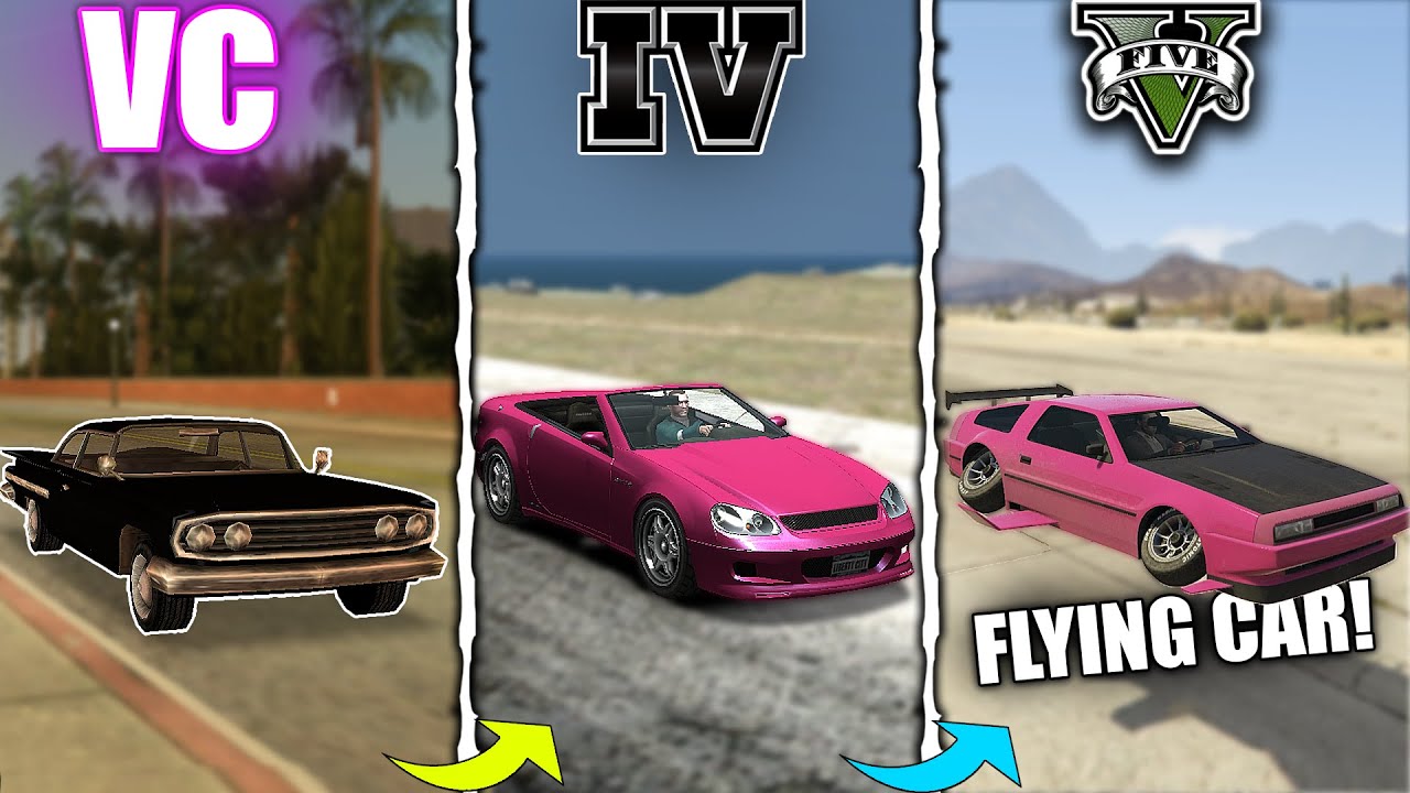 MOST UNIQUE/RARE Cars in GTA GAMES (GTA 3 → GTA 5)
