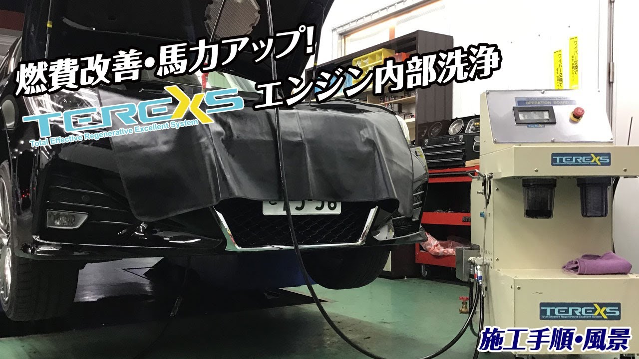 TEREXS 　エンジン内部洗浄　施工手順