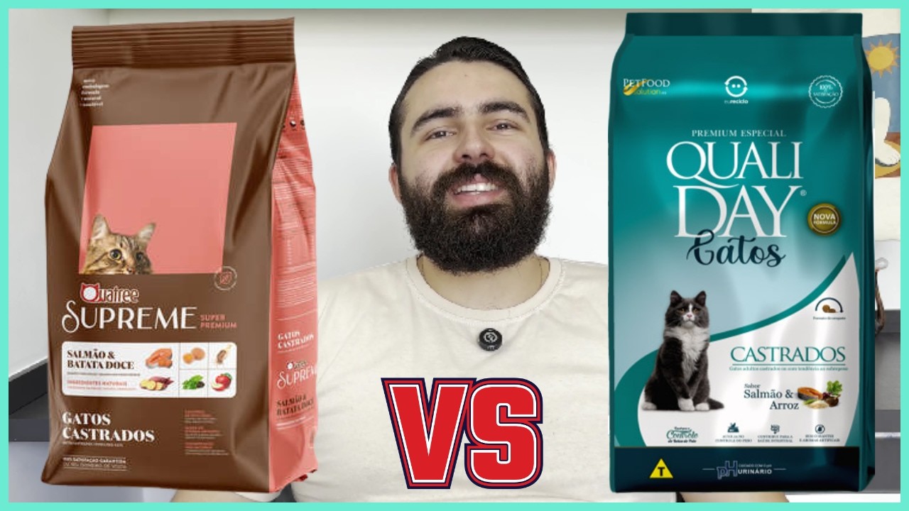 Ração Qualiday vs. Quatree Supreme - Qual é Melhor?