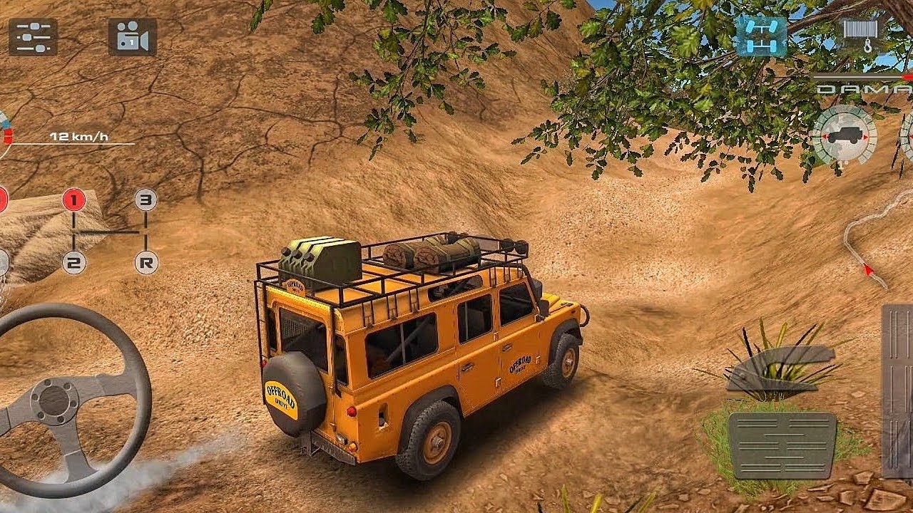 🚘Offroad Drive Desert | Driving Land Rover In The Desert 🏜️