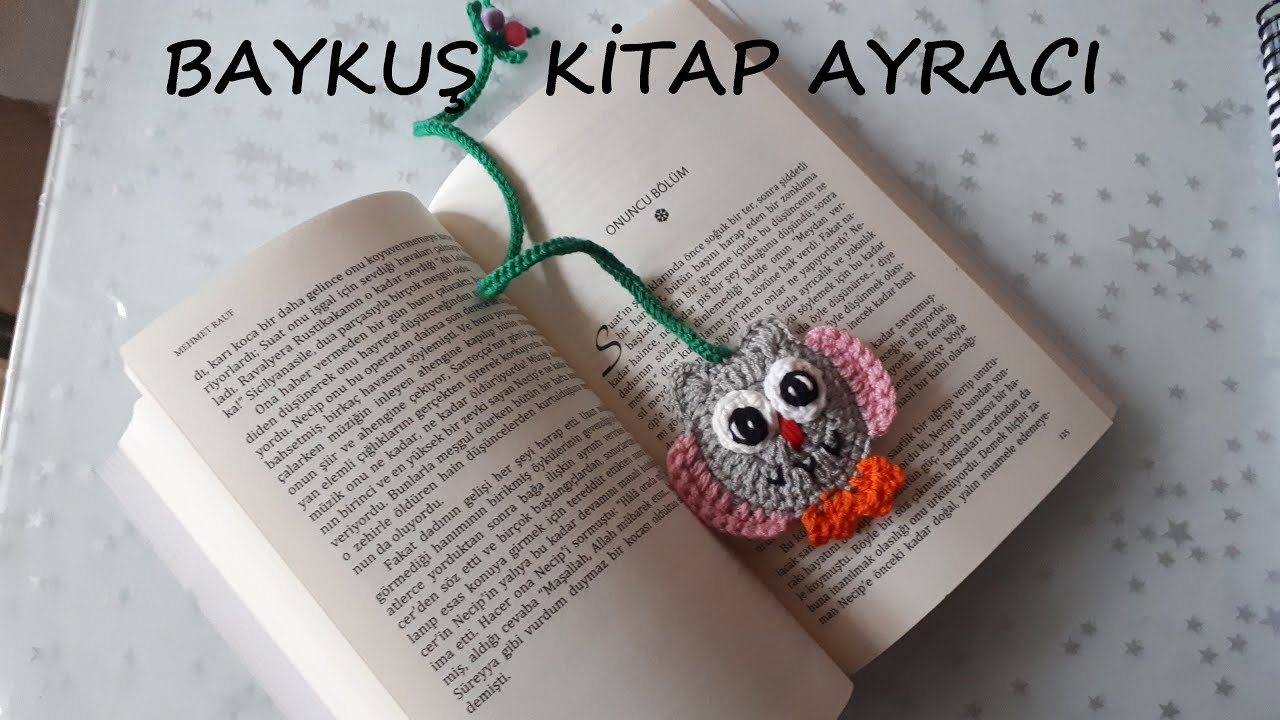 TIĞ İŞİ BAYKUŞ KİTAP AYRACI
