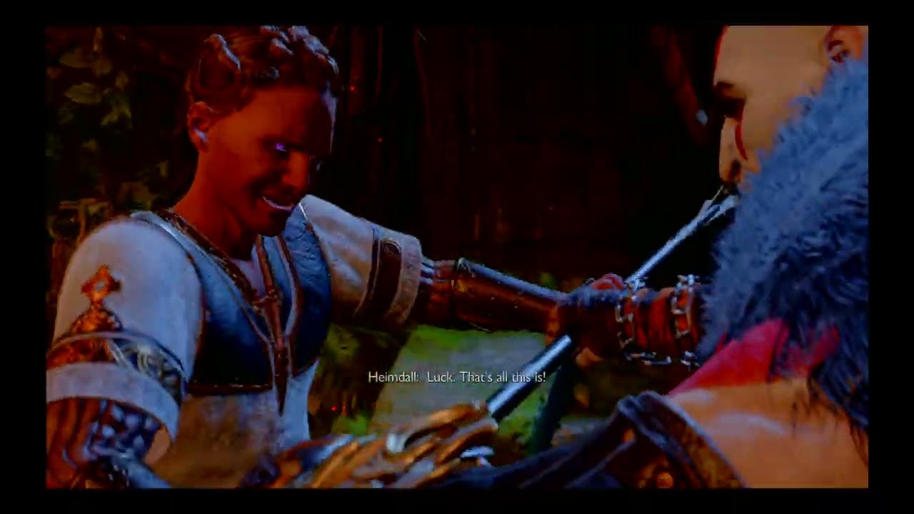 God of War Ragnarök- Kratos vs. heimdall (god of war vs. god of predict) gameplayz