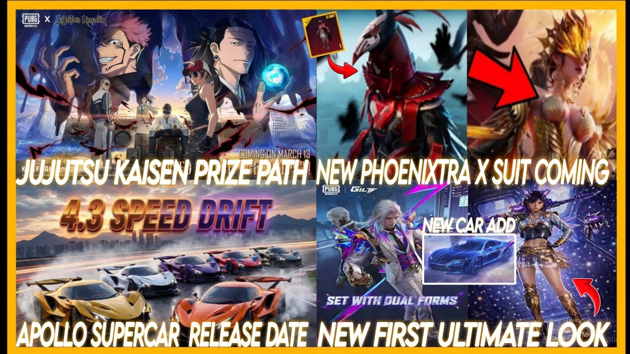 ​Finally 😍 New 100% Prize Path JJK Confirmed | New Phoenix X-Suit & Apollo Supercar! | New Gilt Look