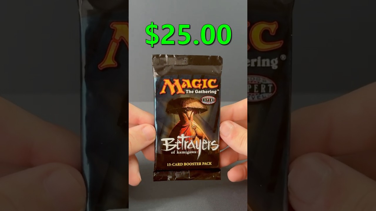 Opening a Betrayers of Kamigawa Booster Pack from 2005 #mtg #magicthegathering #mtgcommander