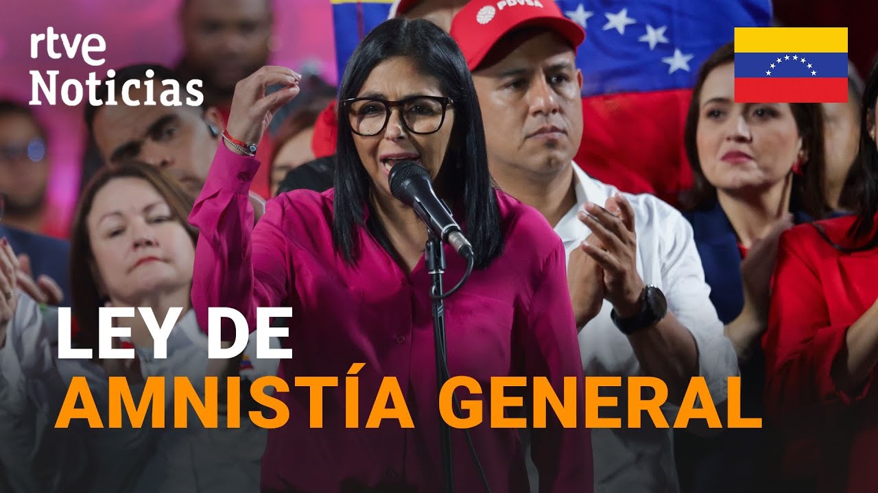 VENEZUELA | DELCY RODRIGUEZ PROPONE UNA LEY DE AMNISTÍA GENERAL | RTVE Noticias