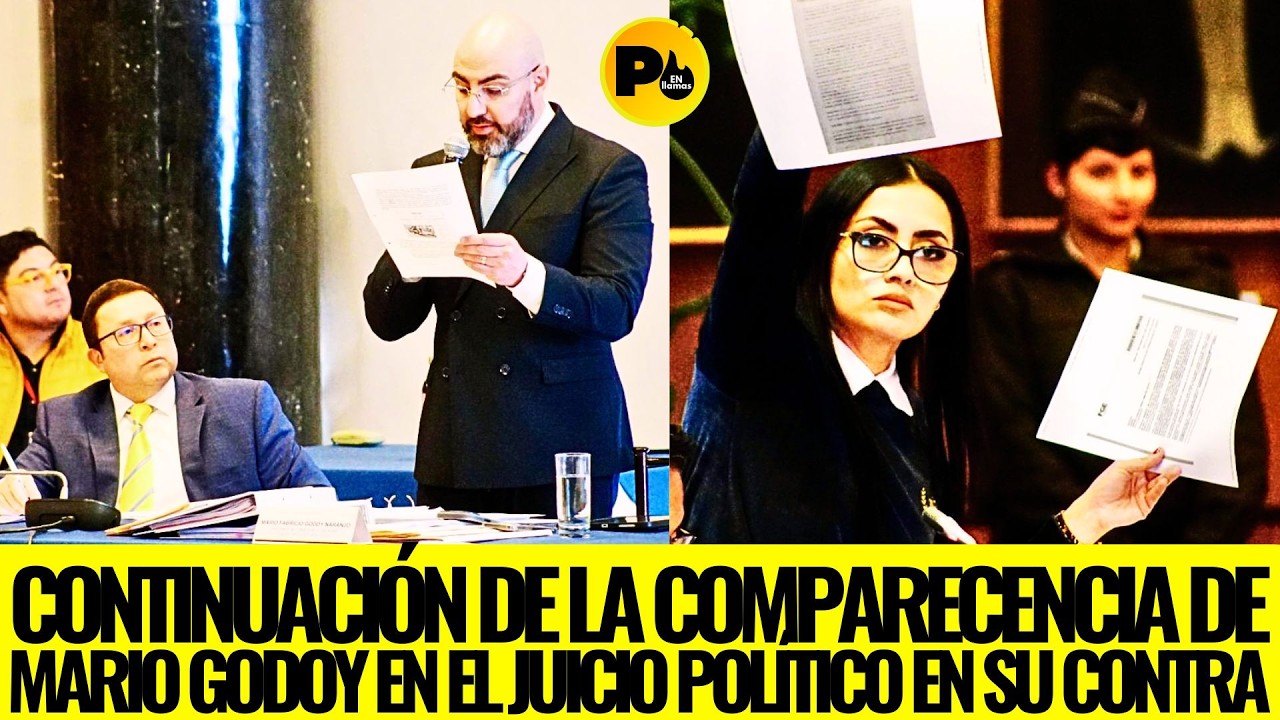 Comparecencia de Mario Godoy en el Juicio Político en su contra