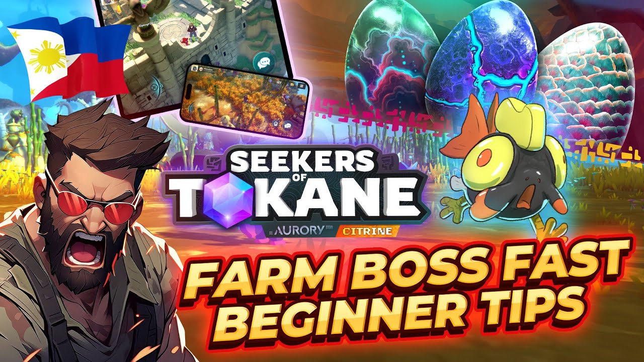Aurory Beginner Tips to Farm Boss, Mobile Update (TAGALOG)