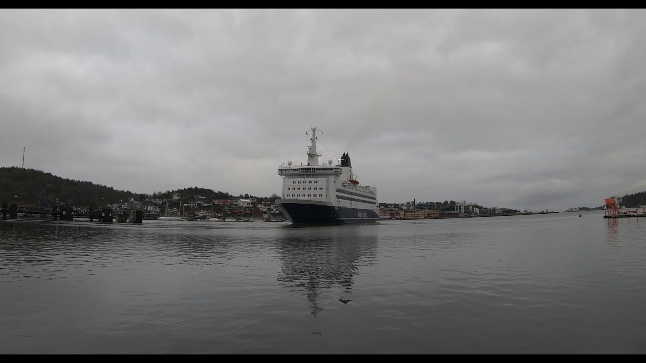 MS Color Viking departure Sandefjord 14.11.22 (timelapse)