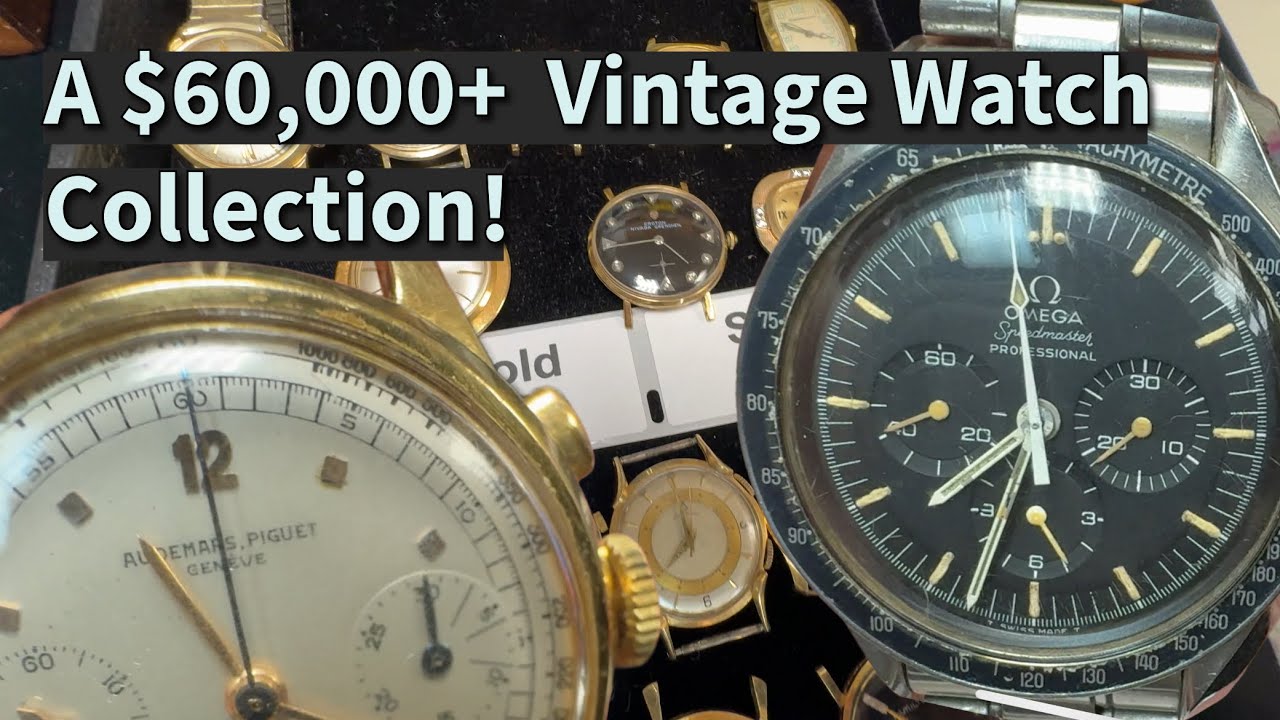 The Vintage Watch Collection of a Coin Shop Owner (over $60,000?!) 