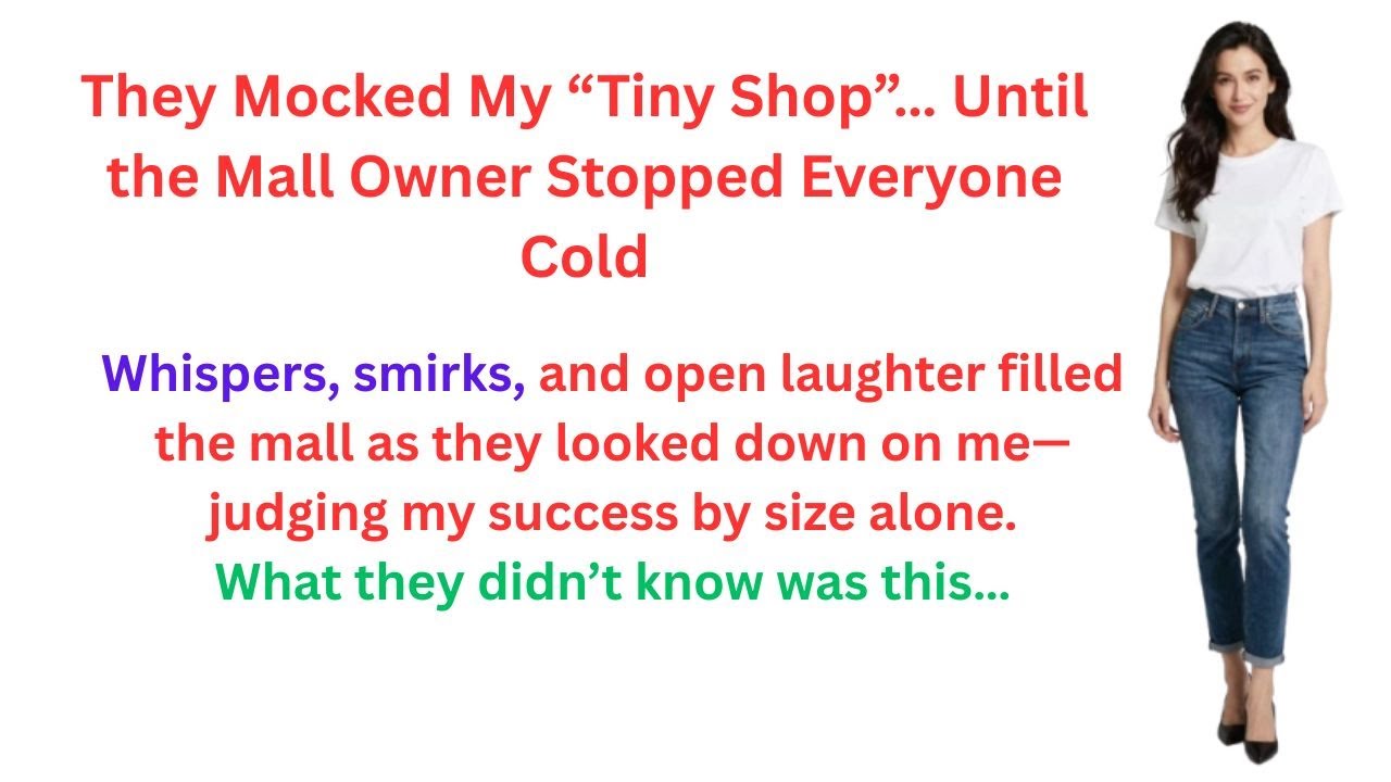 They Mocked My “Tiny Shop”… Until the Mall Owner Stopped Everyone Cold