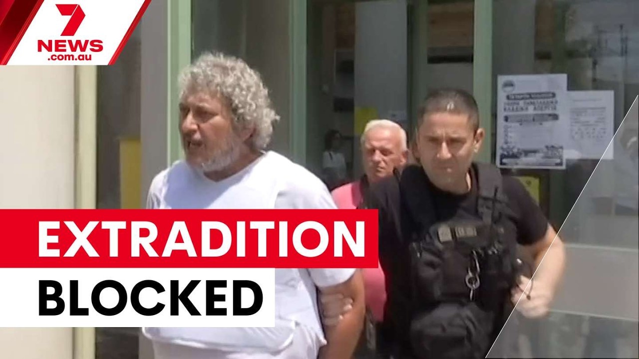 Греческий суд заблокировал экстрадицию австралийского беглеца | 7NEWS