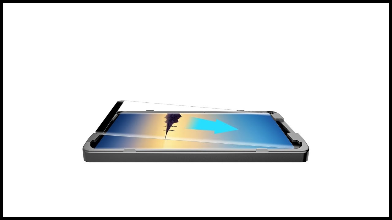 For Galaxy Note8/S8/S8 Plus Tempered Glass Screen Protector Installation