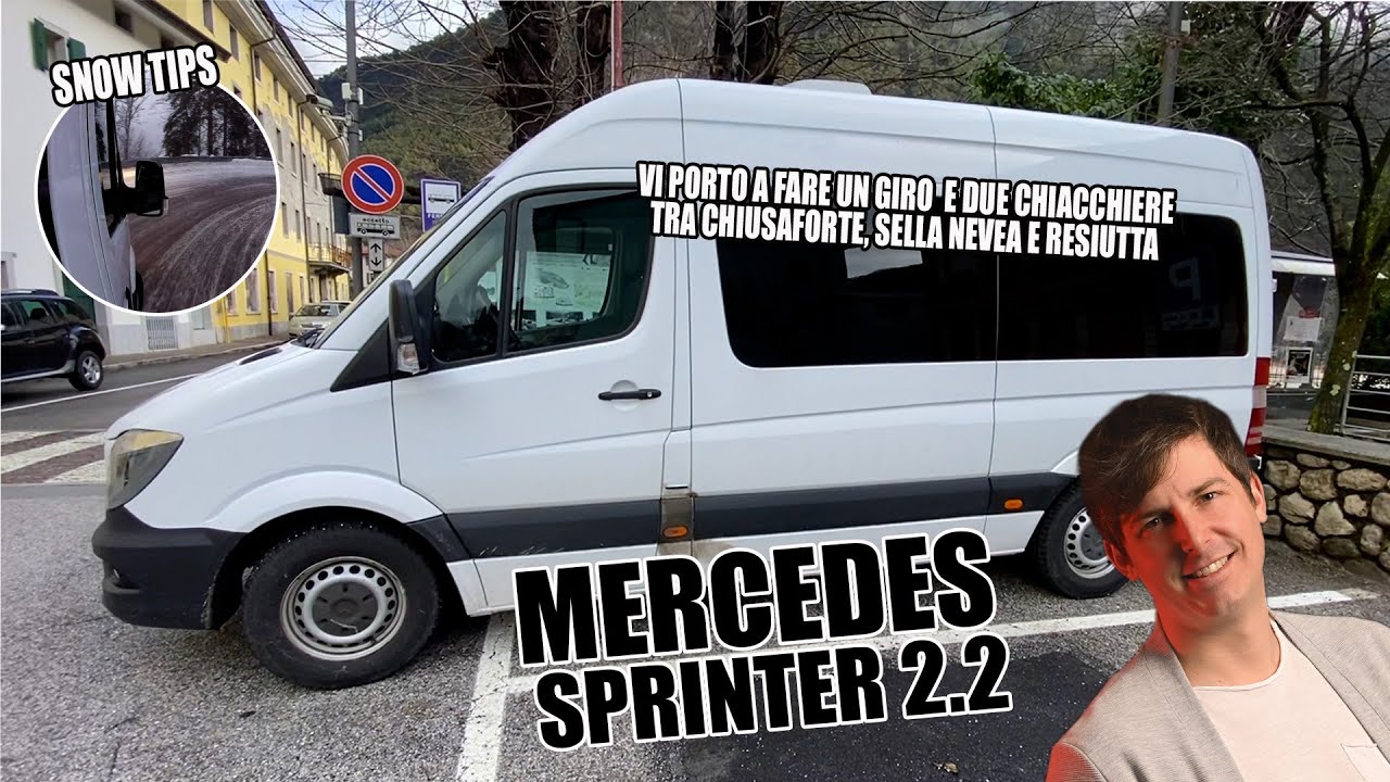 Salendo a Sella Nevea su Mercedes Sprinter 2.2,  impressioni e tips su neve [Mitch Motor Vlog #103]