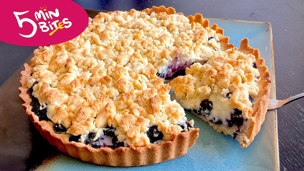 Creamy Blueberry Pie Ever! Easy Quick Super Delicious 👍
