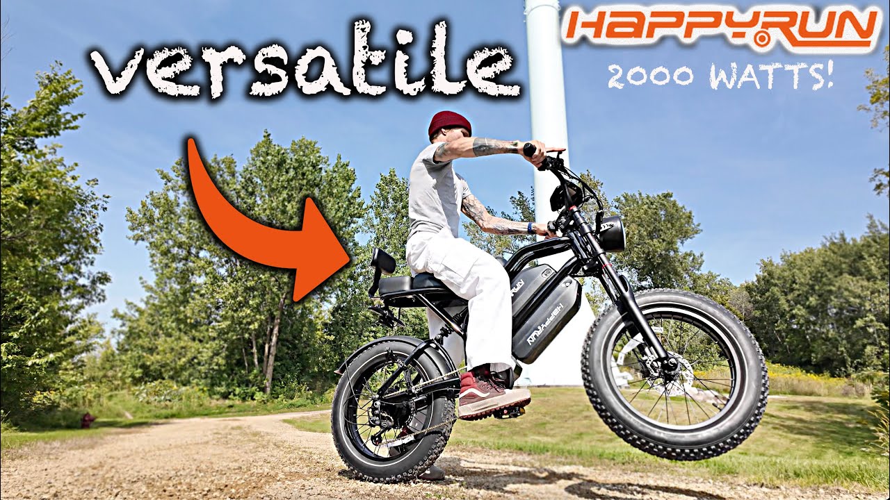 2025 HappyRun G70 2000W Dual Battery Electric Cargo Bike (Full Send) Review!