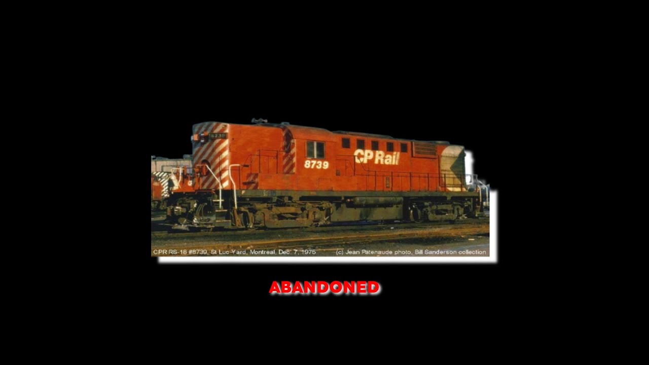 The Sad Tale Of CPR 8739:  An Abandoned Locomotive