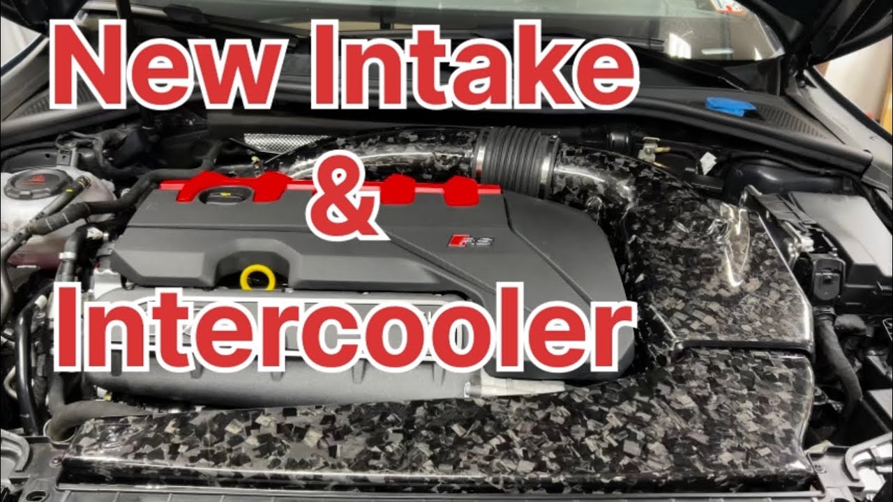 Unitronic  Rs3 fmic and intake install!!