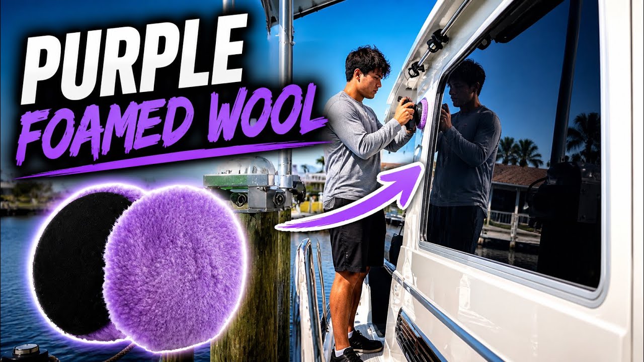 Everything you Need to Know about the Lake Country Purple Foamed Wool Pad