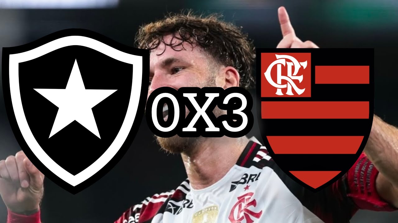 BOTAFOGO 0 X 3 FLAMENGO | BRASILEIRÃO - GOLS DA 6ª RODADA | NARRAÇÃO DE WYLKER YURE