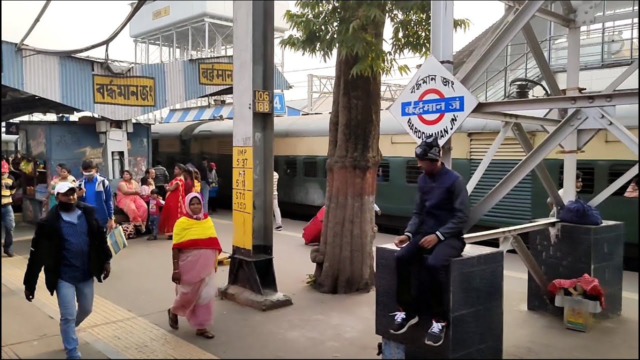 Bardhaman Junction Railway Station West Bengal I Indian Railways Video in Full HD