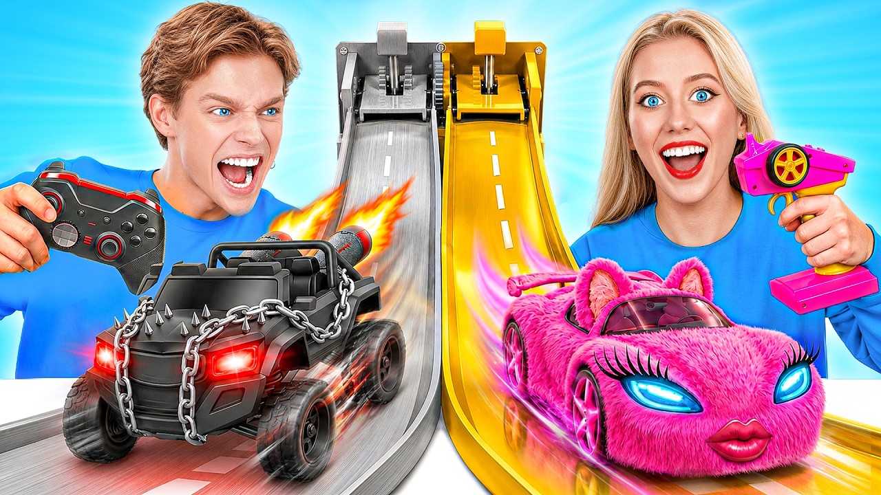 Строим Крутые Машины | Мальчики vs Девочки Челлендж от Multi DO Smile