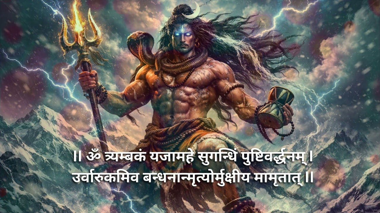 महामृत्युंजय मंत्र जाप | Powerful Shiva Mantra to Remove Fear & Disease | #shivamantra