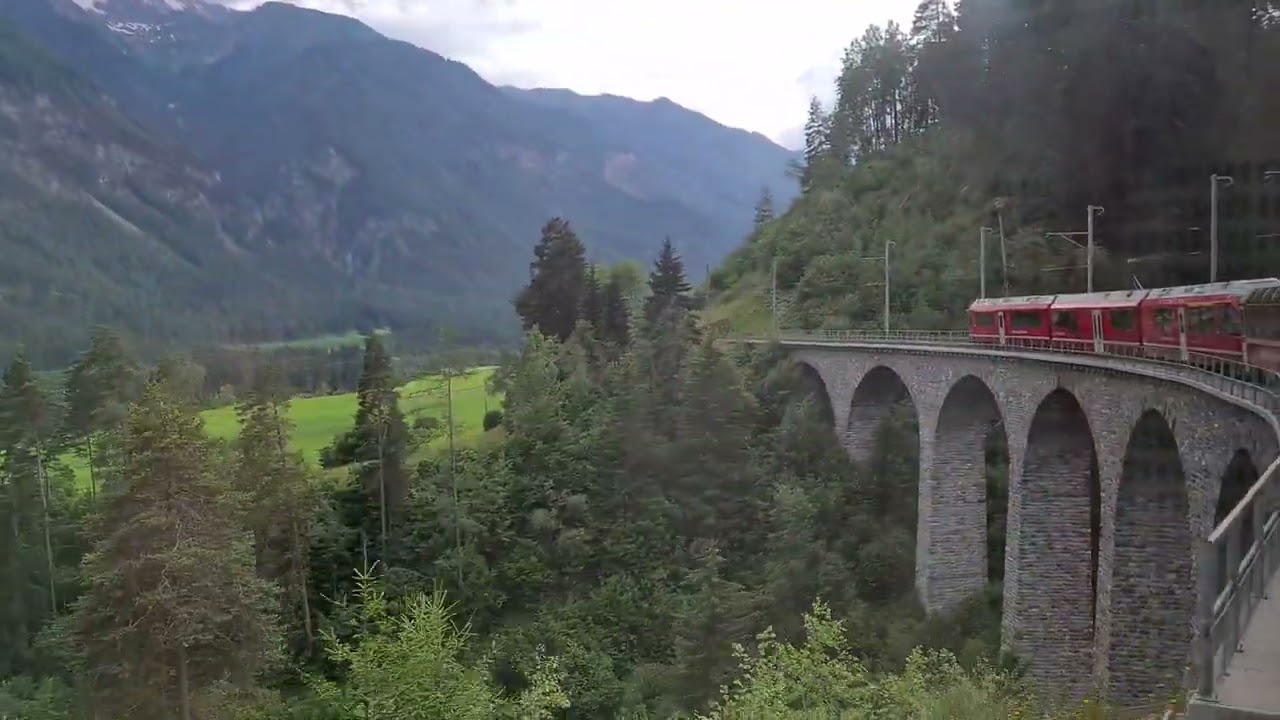 UNESCO HERITAGE BRIDGE IN SWITZERLAND BEAUTIFUL SCENERY