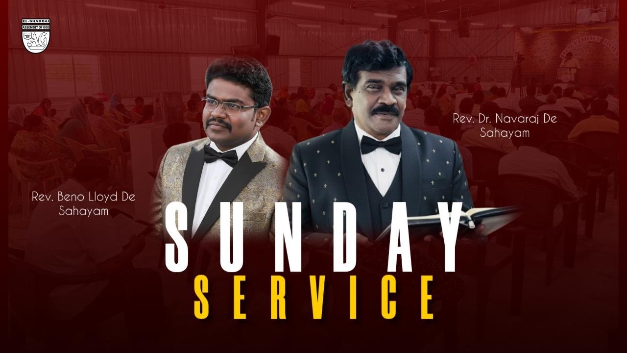 SUNDAY LIVE SERVICE  || REV.DE.NAVARAJ DE SAHAYAM ||REV. BENO LDS || TIRUPUR