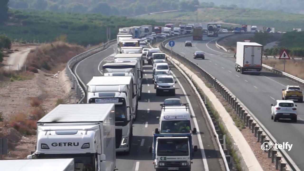 Colas y retenciones A-7 Orihuela