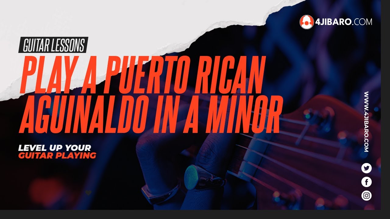 Learn to Play a Traditional Puerto Rican Aguinaldo on Guitar (D Minor, Beginner Friendly)