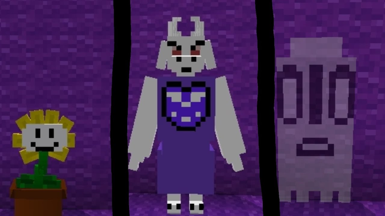 Майнкрафт Мод на Undertale❤️